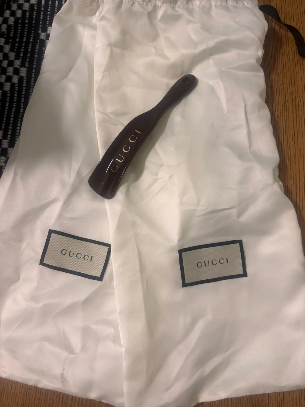Gucci Navy Velvet GG Horsebit Slip-On Loafers